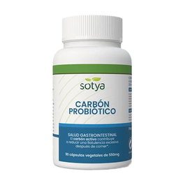 Sotya Charbon Activé avec Probiotiques 90 Capsules