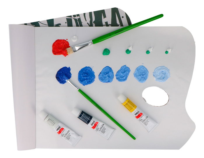 Innspiro Palette en papier jetable 36 pages 50g 23x30,5cm Innspiro Palette en papier jetable 36 pages 50g 23x30,5cm