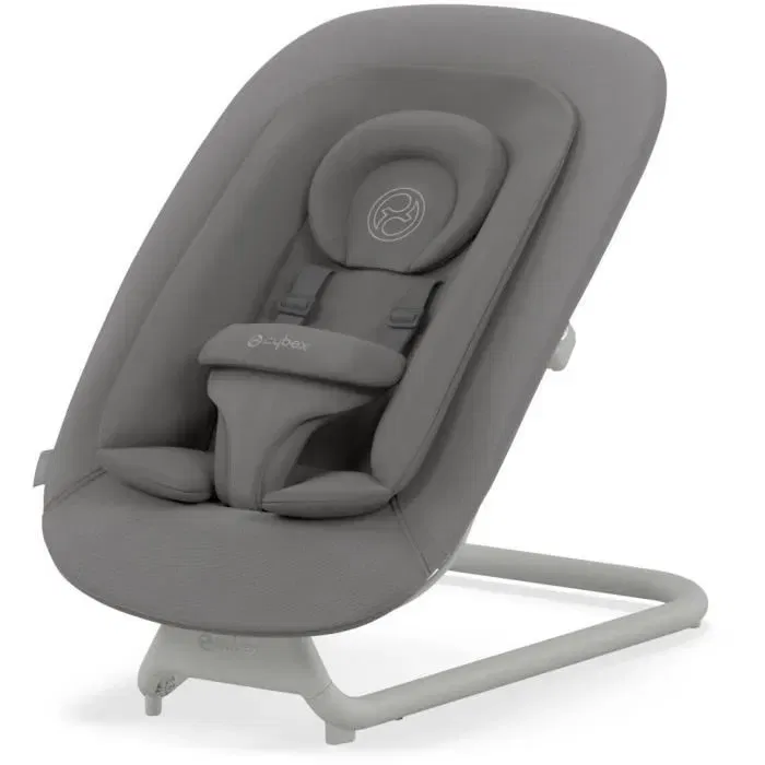 Cybex Lemo 2 - Transat bébé avec dossier ajustable, gris Cybex Lemo 2 - Transat bébé avec dossier ajustable, gris