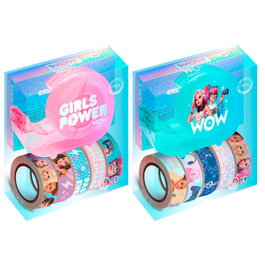 WOW GENERATION - Blister de 6 bandes décoratives Washi tape assorties pour scrapbooking et loisirs créatifs