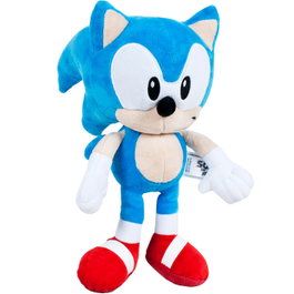 SEGA Peluche Sonic The Hedgehog, Peluche géante douce 30 cm, Personnage de jeu vidéo