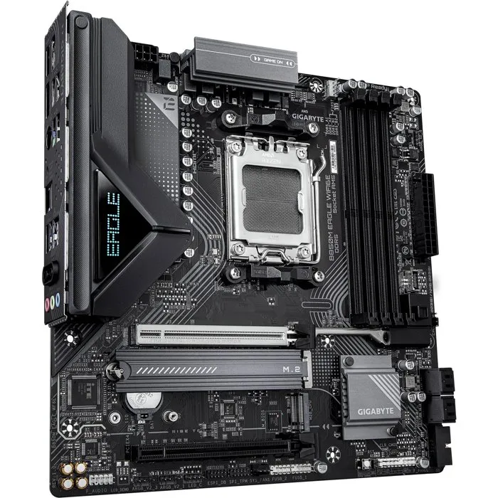 GIGABYTE B850M EAGLE WF6E Carte mère Micro-ATX AMD B850, DDR5, PCIe 5.0, WiFi 6E - Pour configurations gaming compactes