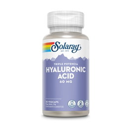 Solaray Acide Hyaluronique 60 mg, 30 capsules végétales