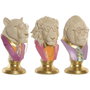 Home ESPRIT Figurine Décorative Tigre, Lion et Gorille (3 Unités)