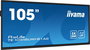 iiyama E5510SU-W5/B1 écran interactif tactile 105" 5K UHD (5120x2160), 40 points PureTouch IR+, Android 13, iiw 11, 2x16W + caisson de basse, 4xHDMI, USB-C PD 100W, VESA