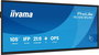 iiyama E5510SU-W5/B1 écran interactif tactile 105" 5K UHD (5120x2160), 40 points PureTouch IR+, Android 13, iiw 11, 2x16W + caisson de basse, 4xHDMI, USB-C PD 100W, VESA