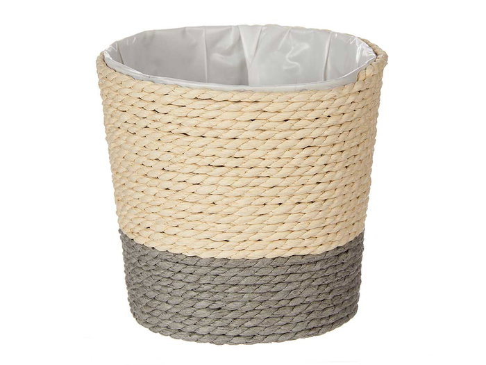 Ibergarden Macetero Cuerda 10x10 cm Gris Naturel Corde Plastique (Set de 24) Ibergarden Macetero Cuerda 10x10 cm Gris Naturel Corde Plastique (Set de 24)