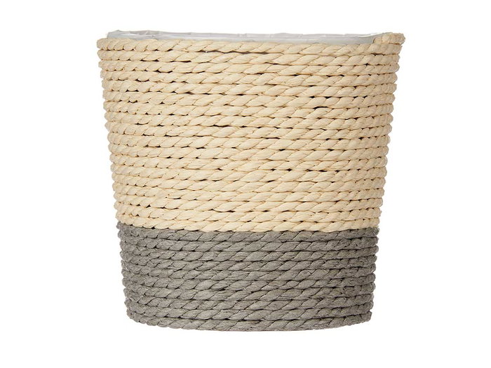 Ibergarden Macetero Cuerda 10x10 cm Gris Naturel Corde Plastique (Set de 24) Ibergarden Macetero Cuerda 10x10 cm Gris Naturel Corde Plastique (Set de 24)