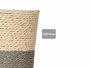 Ibergarden Macetero Cuerda 10x10 cm Gris Naturel Corde Plastique (Set de 24)
