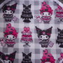 LOUNGEFLY Sac bandoulière My Melody and Kuromi Sanrio - Mini sac à dos - 17,78 x 13,46 x 19,05 cm