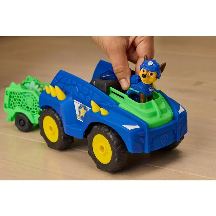 Paw Patrol Véhicule RC Tow & Dash Chase - La Pat' Patrouille - Le Film Mission Dino