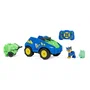 Paw Patrol Véhicule RC Tow & Dash Chase - La Pat' Patrouille - Le Film Mission Dino