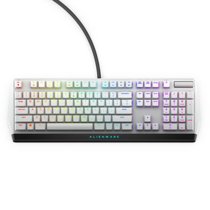 Dell Alienware AW510K Clavier Gaming Mécanique USB QWERTY Blanc - Interrupteur Cherry MX Low Profile Red - Rétroéclairage RGB Dell Alienware AW510K Clavier Gaming Mécanique USB QWERTY Blanc - Interrupteur Cherry MX Low Profile Red - Rétroéclairage RGB
