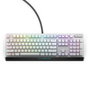 Dell Alienware AW510K Clavier Gaming Mécanique USB QWERTY Blanc - Interrupteur Cherry MX Low Profile Red - Rétroéclairage RGB