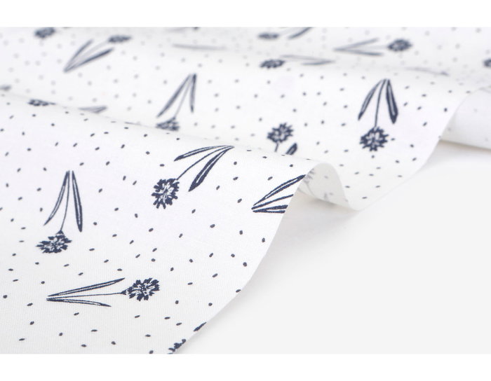 Dailylike Tissu coton dry flower motif fleurs 1,10m x 3m Dailylike Tissu coton dry flower motif fleurs 1,10m x 3m