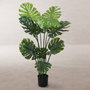 BigBuy Home Plante décorative Polyuréthane Ciment Monstera 150 cm