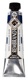 Rembrandt Peinture Acrylique Bleu Turquoise Phtalo 565, 40 ml