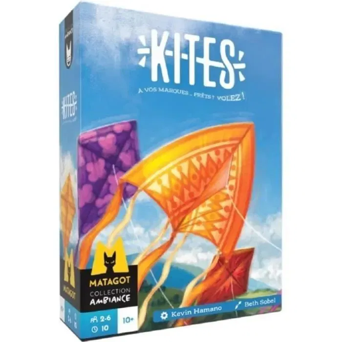 Asmodee - Kites - Jeu de cartes coopératif de cerfs-volants avec sabliers - À partir de 10 ans - Version française Asmodee - Kites - Jeu de cartes coopératif de cerfs-volants avec sabliers - À partir de 10 ans - Version française