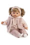 Antonio Juan Muñeca Beni Lloro 42cm avec mécanisme sonore, peluche interactive parlante en plusieurs langues (espagnol, français, etc.)