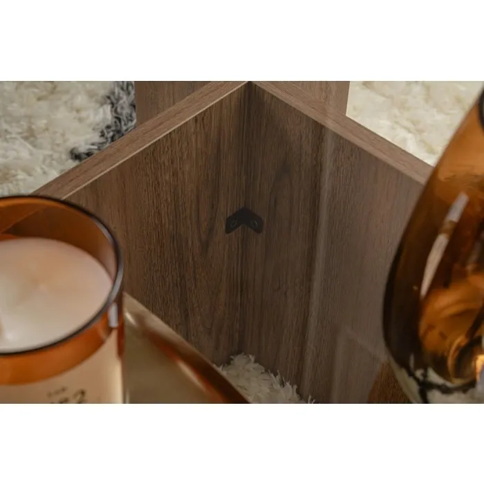 Table basse FLAVIO Venezia Walnut rectangulaire