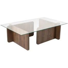 Table basse FLAVIO Venezia Walnut rectangulaire