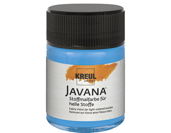 Kreul Peinture pour textile translucide bleue 50ml JAVANA TEX Kreul Peinture pour textile translucide bleue 50ml JAVANA TEX