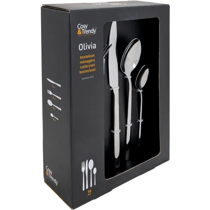 Cosy & Trendy Service de couverts Olivia 16 pcs Miroir