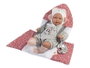 Llorens Muñeca Mimi Llorona Portabebe Espacial, Poupée parlante espagnole en tissu 42 cm avec mécanisme sonore et porte-bébé, pour enfants dès 3 ans