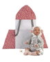 Llorens Muñeca Mimi Llorona Portabebe Espacial, Poupée parlante espagnole en tissu 42 cm avec mécanisme sonore et porte-bébé, pour enfants dès 3 ans