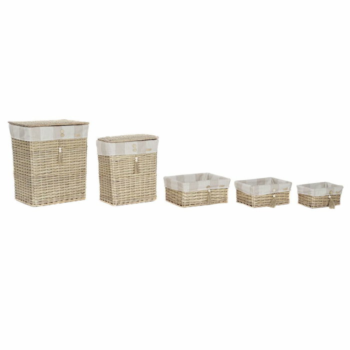Panier à linge Home ESPRIT Multicouleur 5 Pièces Panier à linge Home ESPRIT Multicouleur 5 Pièces