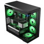 Keep Out XC-905 PRO+ Boîtier PC Gaming Micro-ATX/ITX, Vitre Trempée, Noir, 2x USB 3.0
