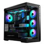 Keep Out XC-905 PRO+ Boîtier PC Gaming Micro-ATX/ITX, Vitre Trempée, Noir, 2x USB 3.0