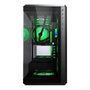 Keep Out XC-905 PRO+ Boîtier PC Gaming Micro-ATX/ITX, Vitre Trempée, Noir, 2x USB 3.0