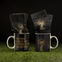 Paladone Set Taza y Calcetines FIFA - Tasse Céramique et Chaussettes Unisex Blanc Doré
