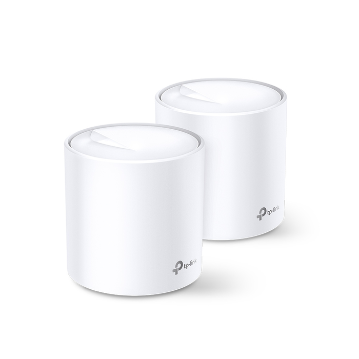 TP-Link Deco X60 Pack de 2 - Système Mesh WiFi Tri-Band AC3000, Couverture jusqu'à 400 m², Blanc TP-Link Deco X60 Pack de 2 - Système Mesh WiFi Tri-Band AC3000, Couverture jusqu'à 400 m², Blanc