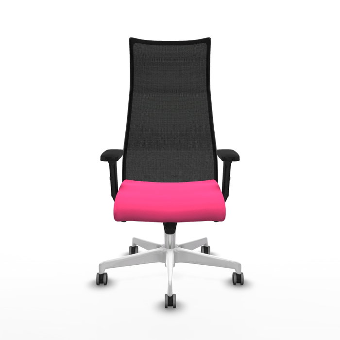 Piqueras y Crespo Chaise de Bureau Albacete Rose et Noir