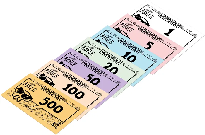 Winning Moves - Jeu de société Monopoly Édition Mortelle Adèle - Jeu de plateau - Dès 8 ans - WINNING MOVES