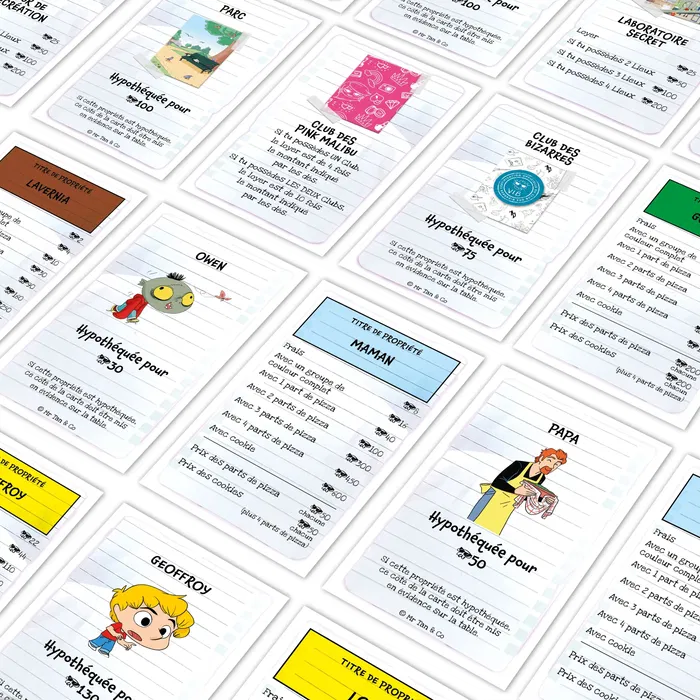 Winning Moves - Jeu de société Monopoly Édition Mortelle Adèle - Jeu de plateau - Dès 8 ans - WINNING MOVES