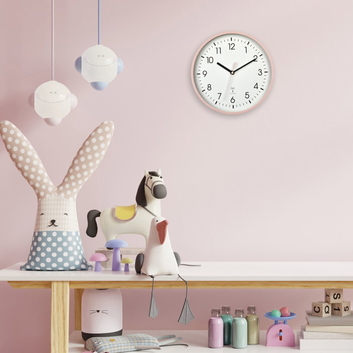 Tfa Horloge murale radio-pilotée 60.3550.16 Rose