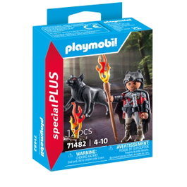 PLAYMOBIL Guerrier avec Loup Spécial Plus 71482