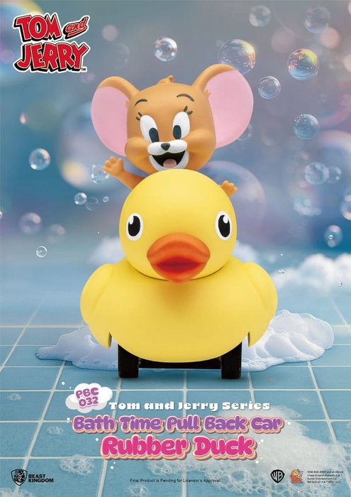 Tom & Jerry Pull Back Car Series pack 6 voitures à friction Bath Time Blind Box