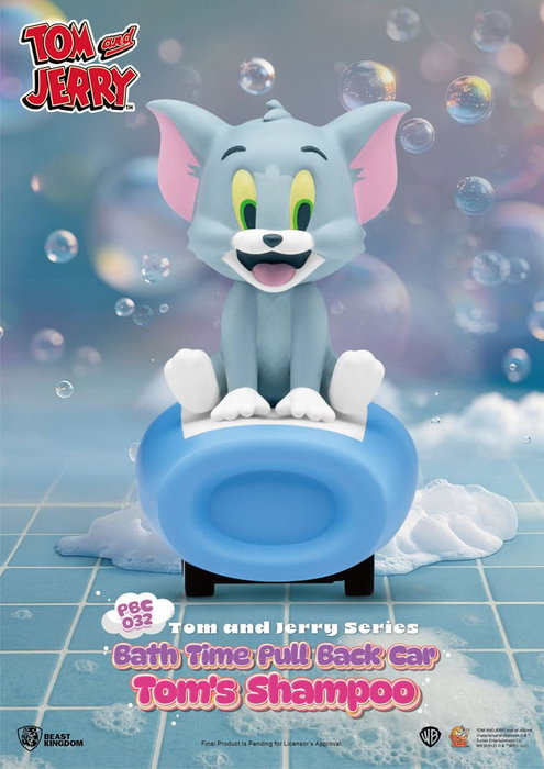 Tom & Jerry Pull Back Car Series pack 6 voitures à friction Bath Time Blind Box