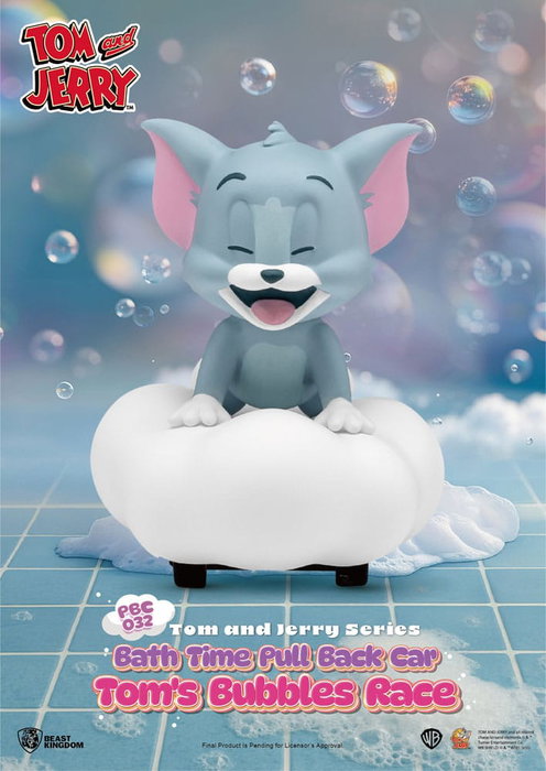 Tom & Jerry Pull Back Car Series pack 6 voitures à friction Bath Time Blind Box