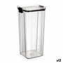 Quid Récipient de Conservation des Aliments Cocco Transparent Plastique 1,8 L (12 Unités)