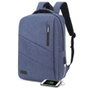 Subblim Mochila City Backpack 15.6 Pouces Sac à Dos Ordinateur Portable avec Port USB Bleu