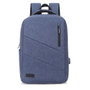 Subblim Mochila City Backpack 15.6 Pouces Sac à Dos Ordinateur Portable avec Port USB Bleu
