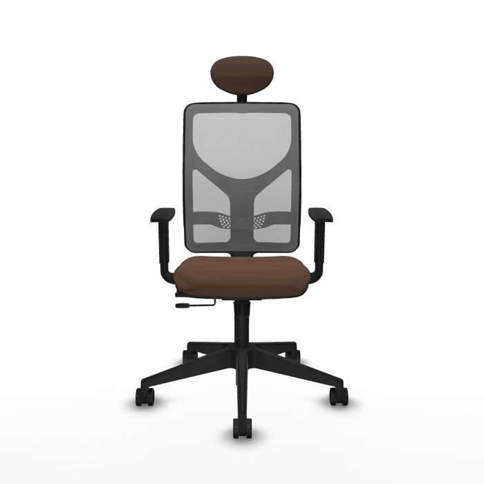 Piqueras Y Crespo Chaise de bureau Motilla, Sincro/Traslack, Marron foncé/Gris Piqueras Y Crespo Chaise de bureau Motilla, Sincro/Traslack, Marron foncé/Gris