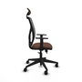Piqueras Y Crespo Chaise de bureau Motilla, Sincro/Traslack, Marron foncé/Gris