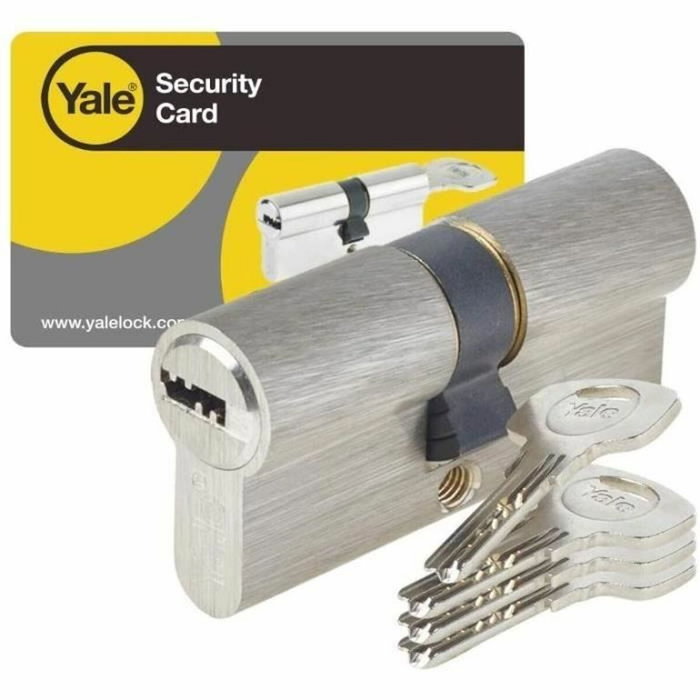 Yale Cylindre de Serrure YC1000+ Débrayable 30x40 mm Nickelé Yale Cylindre de Serrure YC1000+ Débrayable 30x40 mm Nickelé