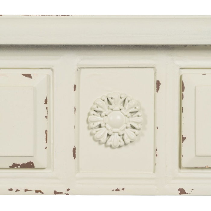 BigBuy Home Meuble d'Entrée Blanc 100 x 45 x 76 cm